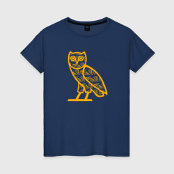 Женская футболка хлопок Drake сова