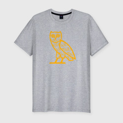 Мужская футболка хлопок Slim Drake сова