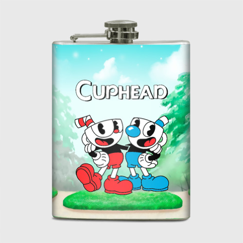 Фляга Cuphead Красная и Синяя чашечка 