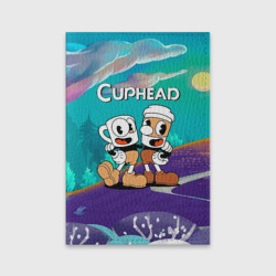 Обложка для паспорта матовая кожа Cuphead  чашечки