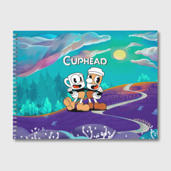 Альбом для рисования Cuphead  чашечки