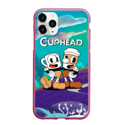 Чехол для iPhone 11 Pro Max матовый Cuphead  чашечки