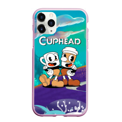 Чехол для iPhone 11 Pro Max матовый Cuphead  чашечки