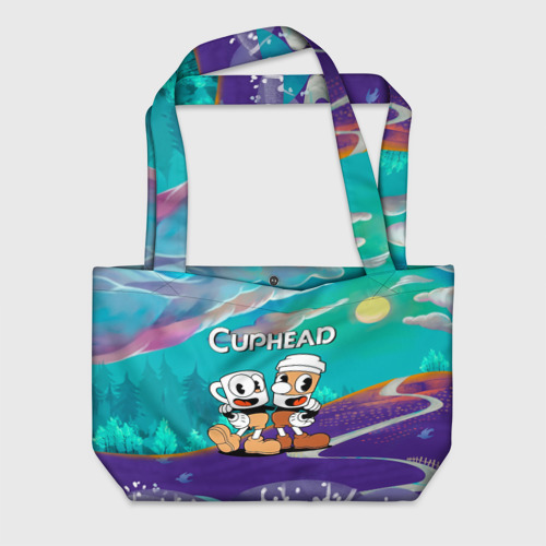 Пляжная сумка 3D Cuphead  чашечки