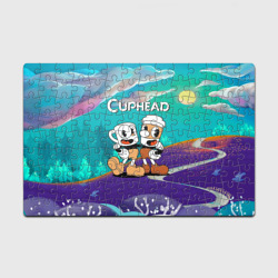 Головоломка Пазл магнитный 126 элементов Cuphead  чашечки