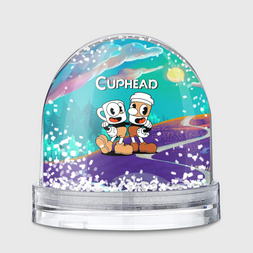 Игрушка Снежный шар Cuphead  чашечки