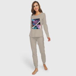 Женская пижама с лонгсливом хлопок Джотаро Куджо из ДжоДжо - фото 2