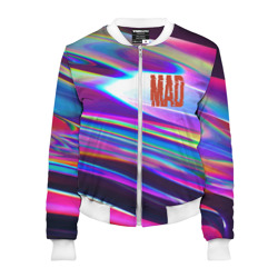 Женский бомбер 3D Neon pattern Mad