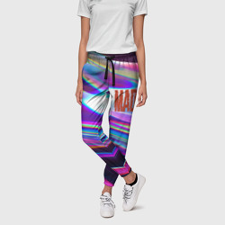 Женские брюки 3D Neon pattern Mad - фото 2
