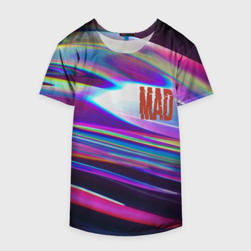 Накидка на куртку 3D Neon pattern Mad, цвет 3D печать - фото 4