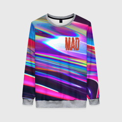 Женский свитшот 3D Neon pattern Mad