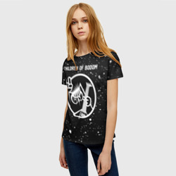 Женская футболка 3D Children of Bodom | КОТ | Брызги - фото 2