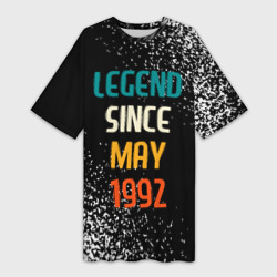 Платье-футболка 3D Legend Since May 1992
