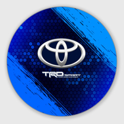 Круглый коврик для мышки Тойота TRD sport - Краска 9