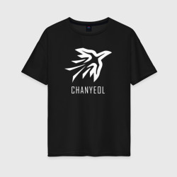 Женская футболка хлопок Oversize Exo Chanyeol