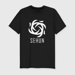 Мужская футболка хлопок Slim Exo Sehun