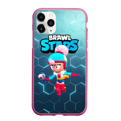 Чехол для iPhone 11 Pro Max матовый Джанет BrawlStars Janet