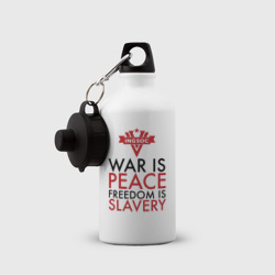 Бутылка спортивная War is peace freedom is slavery - фото 2