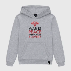 Мужская толстовка хлопок War is peace freedom is slavery