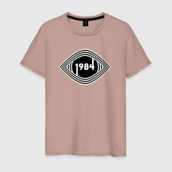 1984 - глаз – Мужская футболка хлопок с принтом купить со скидкой в -20%