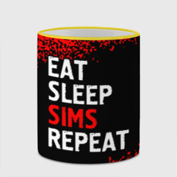 Кружка с полной запечаткой Eat Sleep Sims Repeat Краска - фото 2