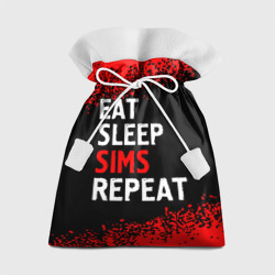 Подарочный 3D мешок Eat Sleep Sims Repeat Краска
