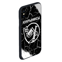 Чехол для iPhone XS Max матовый Кукрыниксы - кот - Краски - фото 2