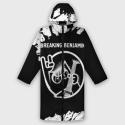 Женский дождевик 3D Breaking Benjamin + кот + Брызги