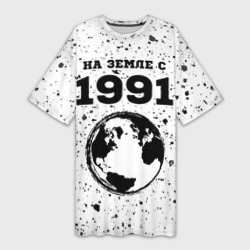 Платье-футболка 3D На Земле с 1991 Краска