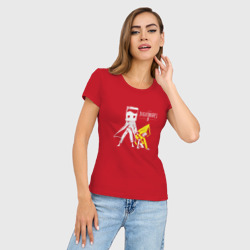 Женская футболка хлопок Slim Эмблема Little Nightmares 2 - фото 2