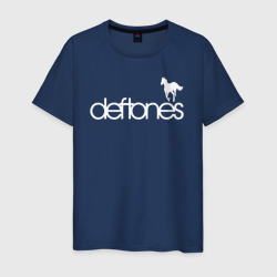 Мужская футболка хлопок Deftones лошадь