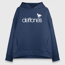 Женское худи Oversize хлопок Deftones лошадь