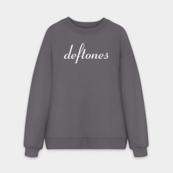 Мужской свитшот oversize без начеса хлопок Deftones rock