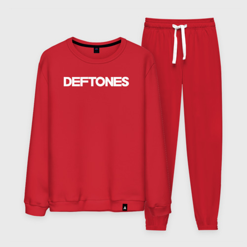 Мужской костюм хлопок Deftones hard rock, цвет красный