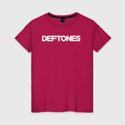 Deftones hard rock – Женская футболка хлопок с принтом купить