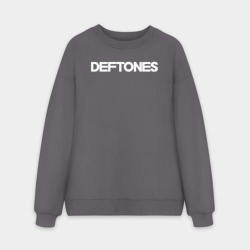 Мужской свитшот oversize без начеса хлопок Deftones hard rock