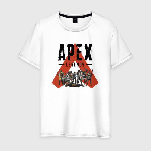 Мужская футболка хлопок Apex Legends - All Star, цвет белый
