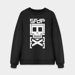 Мужской свитшот oversize без начеса хлопок 5FDP AfterLife logo