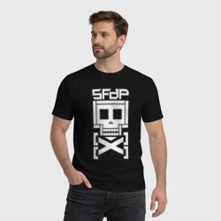 Мужская футболка хлопок 5FDP AfterLife logo - фото 2