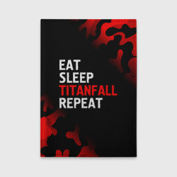 Обложка для автодокументов Eat Sleep Titanfall Repeat + Милитари