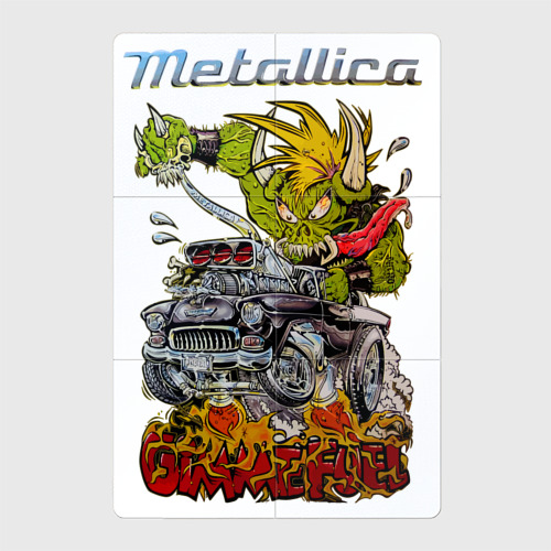 Магнитный плакат 2Х3 Metallica Gimme fuel