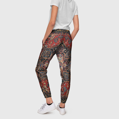 Женские брюки 3D с принтом КОВЁР | ПАЛАС, вид сзади #2
