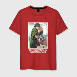 Наофуми и Рафталия – Мужская футболка хлопок с принтом купить со скидкой в -20%