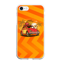 Чехол для iPhone 7/8 матовый Enjoy Summer car
