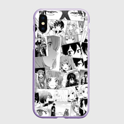 Чехол для iPhone XS Max матовый Восхождение героя щита паттерн