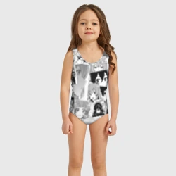 Детский купальник 3D Восхождение героя щита паттерн