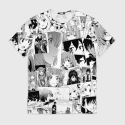 Мужская футболка 3D Восхождение героя щита паттерн