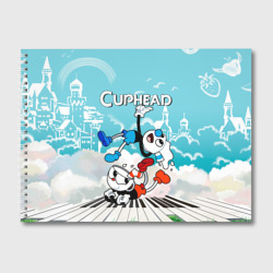 Альбом для рисования Cuphead  2 чашечки