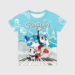 Детская футболка 3D Cuphead  2 чашечки