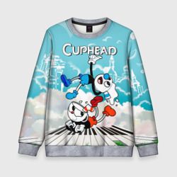 Детский свитшот 3D Cuphead  2 чашечки